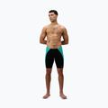 Herren-Schwimmjammer Speedo Endurance+ MAX Splice Jammer schwarz/türkisstein 2