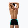 Herren-Schwimmshorts Speedo Endurance+ MAX Splice Aquashort schwarz/türkis gem 3