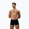 Herren-Schwimmboxer Speedo Dive Aquashort schwarz/türkis gem