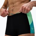 Herren-Schwimmboxer Speedo Dive Aquashort schwarz/türkis gem 5