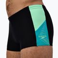 Herren-Schwimmboxer Speedo Dive Aquashort schwarz/türkis gem 6