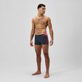 Herren-Schwimmshorts Speedo Hyper Boom Splice grau lead/neon coral 2