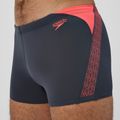 Herren-Schwimmshorts Speedo Hyper Boom Splice grau lead/neon coral 5