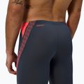 Männer Schwimm Jammer Speedo Hyper Boom Splice grau lead/neon coral 7