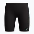 Kinder-Schwimmjammers Speedo Plastisol Placement Jammer black/alfalfa green