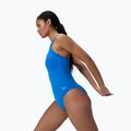 Speedo Racer Zip einteiliger Badeanzug für Damen mit integriertem Bade-BH in Lagunenblau 4
