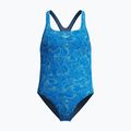 Badeanzug Kinder Speedo HyperBoom Allover Medalist lagoon blue/celeste