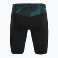 Herren-Schwimm-Jammer Speedo Endurance+ Max Compression Jammer schwarz/türkis Edelstein 2