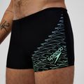 Herren-Schwimmshorts Speedo Medley Logo Aquashort schwarz/alfalfa grün 5