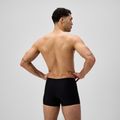 Herren-Schwimmshorts Speedo Medley Logo Aquashort schwarz/neonkoralle 3