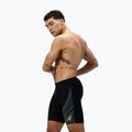 Herren-Schwimmjammer Speedo Medley Logo Jammer schwarz/alfalfa grün 4