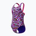 Kinder-Einzelstück-Schwimmanzug Speedo Digital Allover Leaderback Flare Pink 3