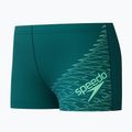 Badeshorts Kinder Speedo Medley Logo Aquashort deep emerald/alfalfa green 3
