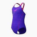 Kinder-Einteiler Badeanzug Speedo Medley Logo Medalist Indigo Glow 3