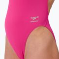 Damen-Einteiler Badeanzug Speedo FL Solid V-Back flare pink 5