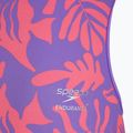 Damen-Einteiler Badeanzug Speedo FL Printed Web Back coral cluster/indigo glow 3
