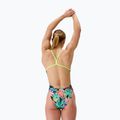 Damen-Einteiler Badeanzug Speedo FL Printed V-Back tropicana/schwarz 2