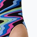 Damen-Einteiliger Badeanzug Speedo FL Printed Leaderback ripple melody/lagoon blue 6