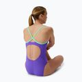Damen-Einteiler Badeanzug Speedo FL Solid Flyback 2.0 Indigo Glow/Alfalfa Green 2