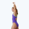 Damen-Einteiler Badeanzug Speedo FL Solid Flyback 2.0 Indigo Glow/Alfalfa Green 3