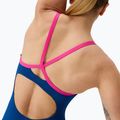 Damen-Einteiler Badeanzug Speedo FL Solid Flyback 2.0 aegean denim/flare pink 5