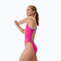 Damen-Einteiler Badeanzug Speedo FL Solid Tri Back flare pink/indigo glow 3