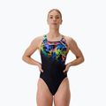 Einteiliger Badeanzug Speedo Placement Printed Powerback static volta/anthrazit