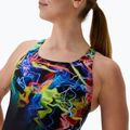 Einteiliger Badeanzug Speedo Placement Printed Powerback static volta/anthrazit 5
