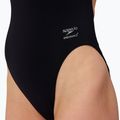 Damen-Einteiler Badeanzug Speedo FL Solid Leaderback Team Schwarz 5