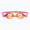 Schwimmbrille Speedo Fastskin Speedsocket 2 Mirror neon melon/vermilion/gold mirror 2