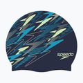 Schwimmkappe Speedo Printed Silicone peacoat/pale clover/mayan blue
