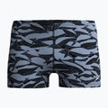 Herren-Badeboxershorts Speedo Print Beachstar Square Leg Anthracite/Coin Grey 5