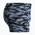 Herren-Badeboxershorts Speedo Print Beachstar Square Leg Anthracite/Coin Grey 8