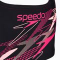 Kinder-Badeanzug zweiteilig Speedo Medley Logo Racerback 2pc anthracite/pink 5