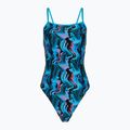Damen-Badeanzug Speedo Printed Web Back canyon ombre/black