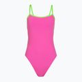 Damen-Badeanzug Speedo Solid Tri neon flamingo