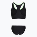 Damen zweiteiliger Badeanzug Speedo Placement Raceback 2pc anthracite/clover 2