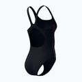 Damen-Einteiler Badeanzug Speedo Placement Muscleback anthracite/clover 8