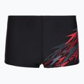  Jungen-Badeboxer Speedo Medley Logo Aquashort Anthracite/Hrr
