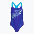 Kinder Badeanzug Speedo Medley Logo Medalist sapphire/mayan blue