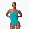 Einteiliger Damen-Badeanzug Speedo Endurance+ Logo Thin Strap Mayan Blue