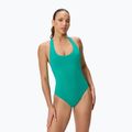 Damen Badeanzug Einteiler Speedo Solid Scoop Neck peacock teal
