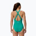 Damen Badeanzug Einteiler Speedo Solid Scoop Neck peacock teal 2
