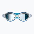 Damen-Schwimmbrille Speedo Biofuse 2.0 Mirror light honeydew/cobalt/silver mirror 2