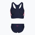 Damen-Einteiler Badeanzug Speedo Colourblock Splice 2.0 peacoat/pink 2