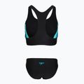 Damen-Einteiler Badeanzug Speedo Colourblock Splice 2.0 anthracite/mayanblue 2