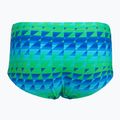 Herren Badeboxer Speedo ML Printed 13.5 cm Brief quilted triangles/lagoon blue 2