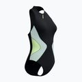 Damen Badeanzug Speedo Ocean Flex Zip black/pale clover 8