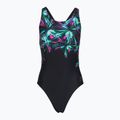 Damen-Einteiler Badeanzug Speedo FL Placement Printed Powerback firework burst/black