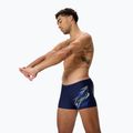 Herren-Badeboxershorts Speedo Medley Logo Aquashort peacoat/deep sapphire 5